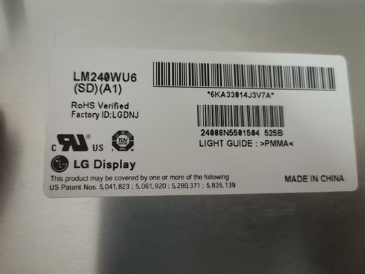 WUXGA 94PPI 320cd/m2 Pannello LCD TFT 24,0&quot; LM240WU6-SDA1 89/89/89/89 (Tipo)