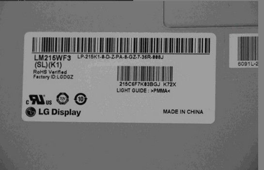 102PPI pannello LCD industriale 250cd/m2 LM215WF3-SLK1 1920×1080 WLED