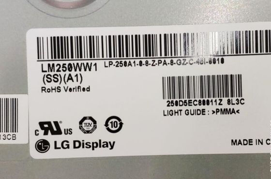 Pannello 25,0&quot; di 111PPI RGB 250cd/M2 TFT LCD 2560×1080 LM250WW1-SSA1