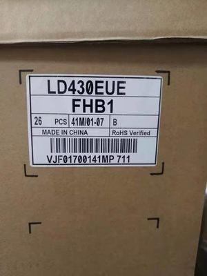 pannello 43&quot; dell'affissione a cristalli liquidi del quadrato di 450cd/M2 RGB FHD 51PPI 1920×1080 LD430EUE-FHB1