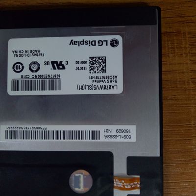 pannello 133PPI WVGA LA070WV5-SL01 800×480 WLED di 580cd/M2 TFT LCD